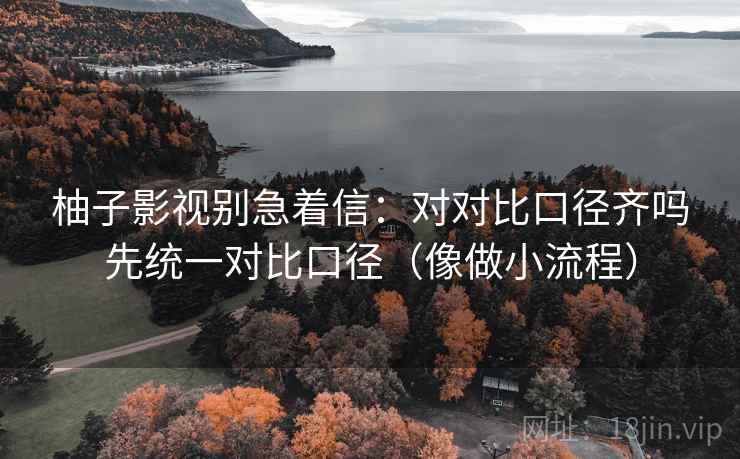 柚子影视别急着信：对对比口径齐吗先统一对比口径（像做小流程）